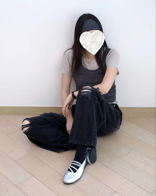 Howluk Lace破洞牛仔褲