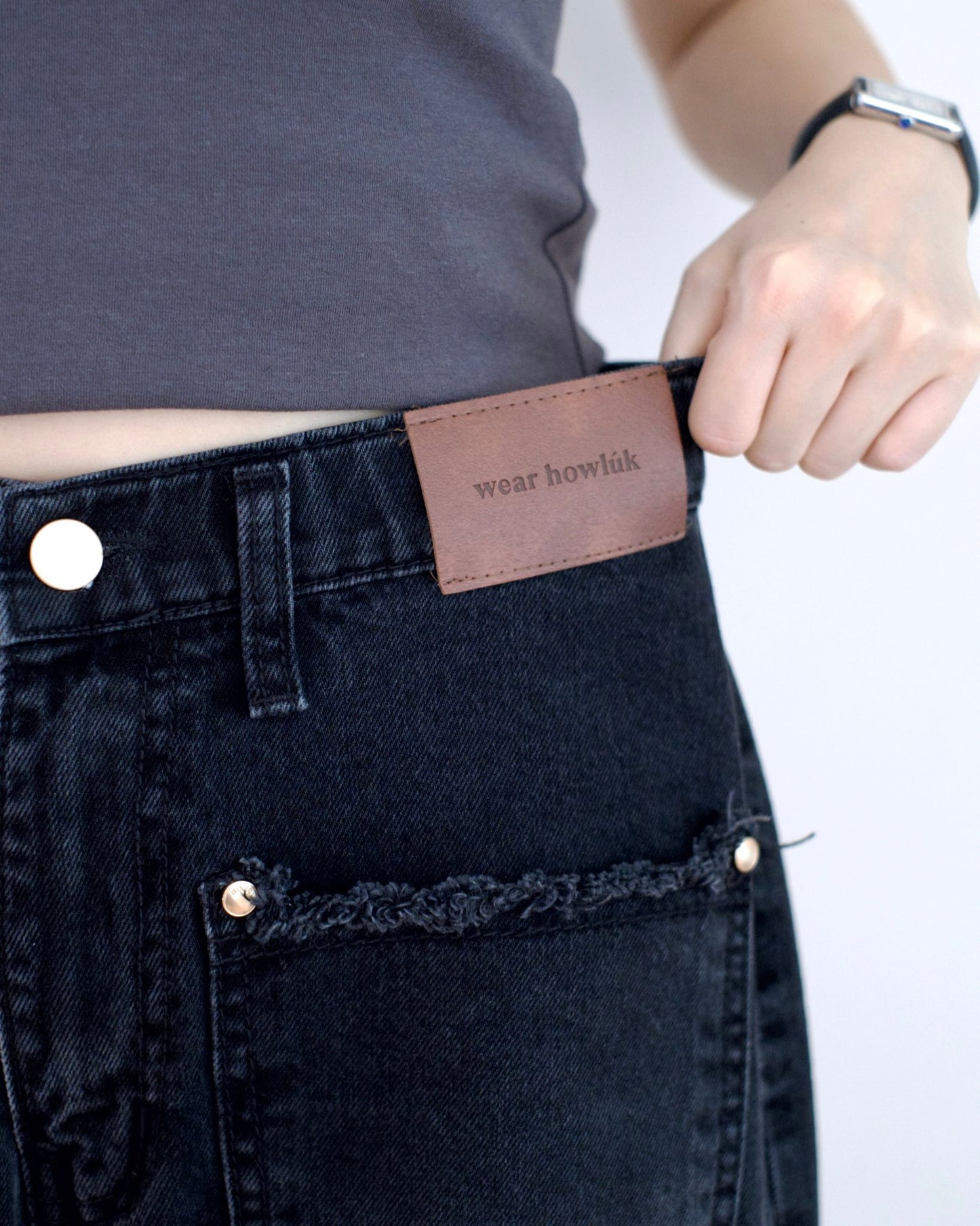 Howluk Lace破洞牛仔褲