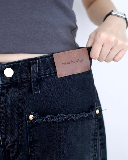 Howluk Lace破洞牛仔褲