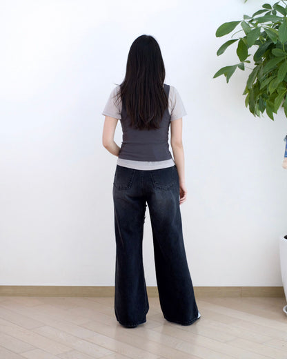 Howluk Lace破洞牛仔褲