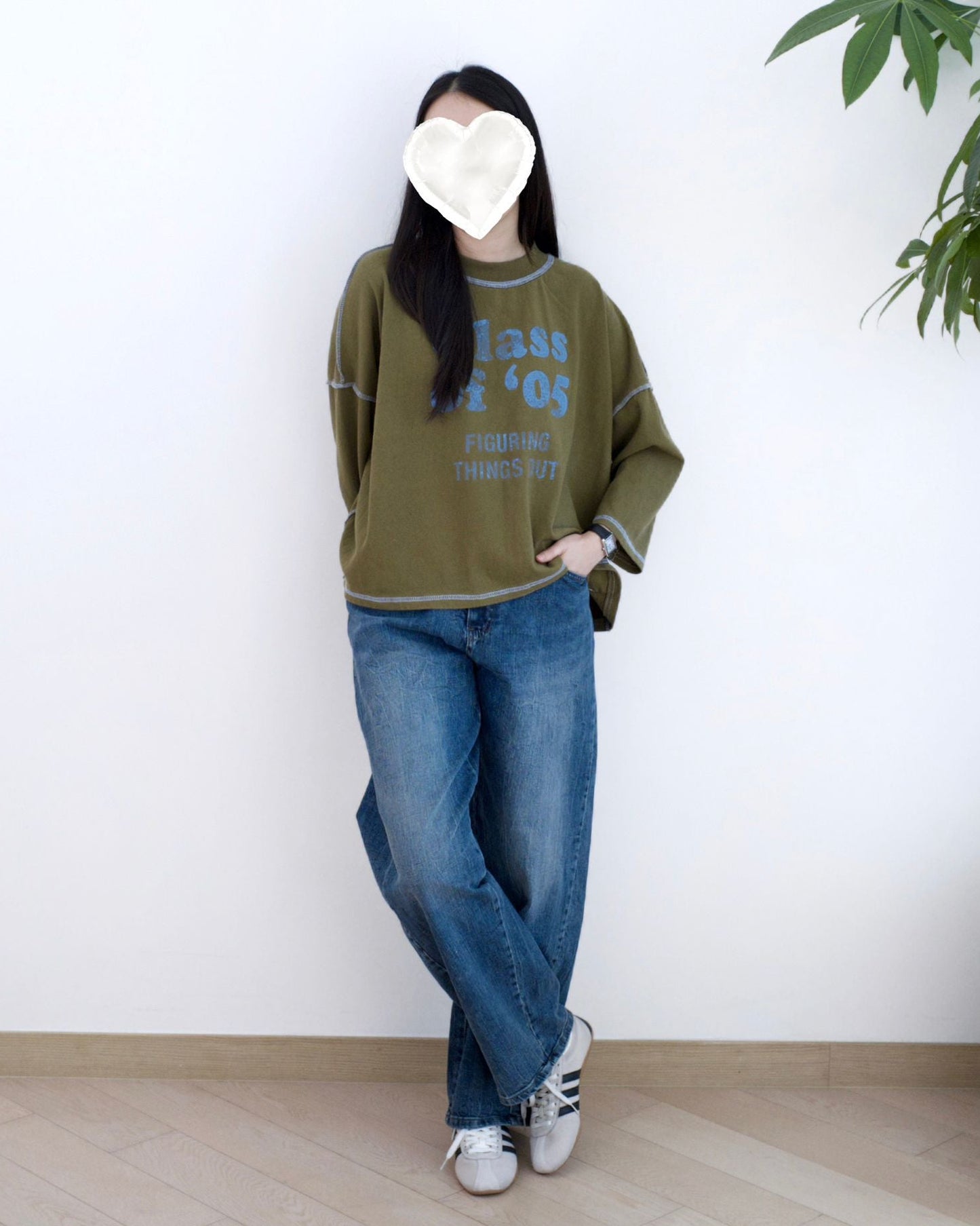 Howluk 洗水彎刀牛仔褲