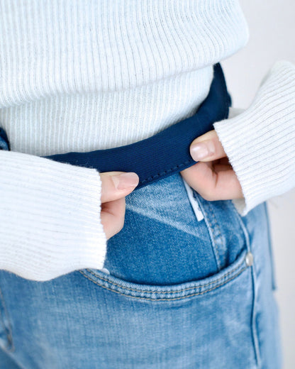 Howluk 高腰九分闊筒牛仔褲