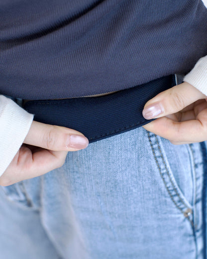 Howluk 併色邊闊筒牛仔褲