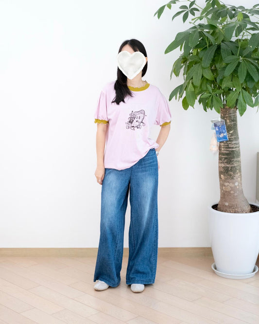 Howluk Cool Max 全橡筋闊腳牛仔褲