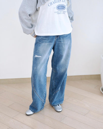 Howluk 彎刀牛仔褲