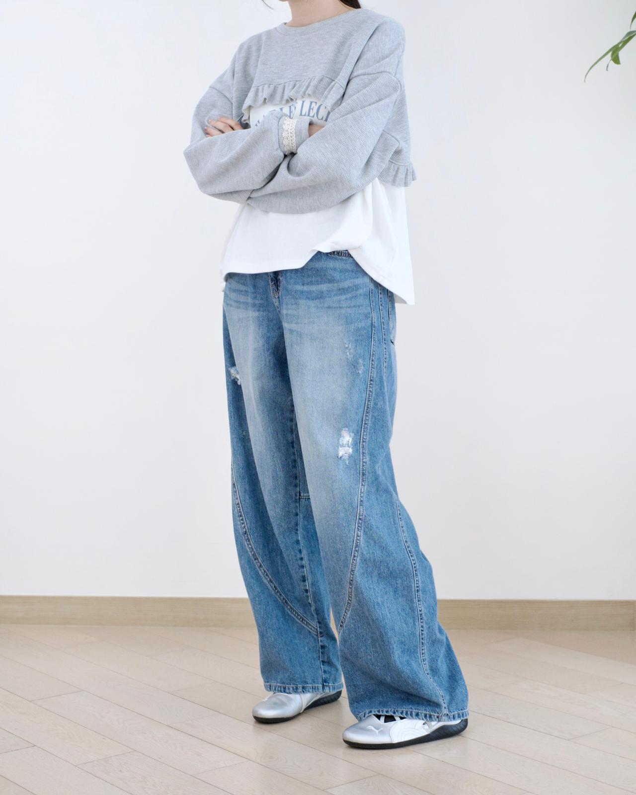 Howluk 彎刀牛仔褲