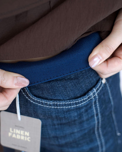 Howluk Cool Max 明線小開衩微喇叭牛仔褲