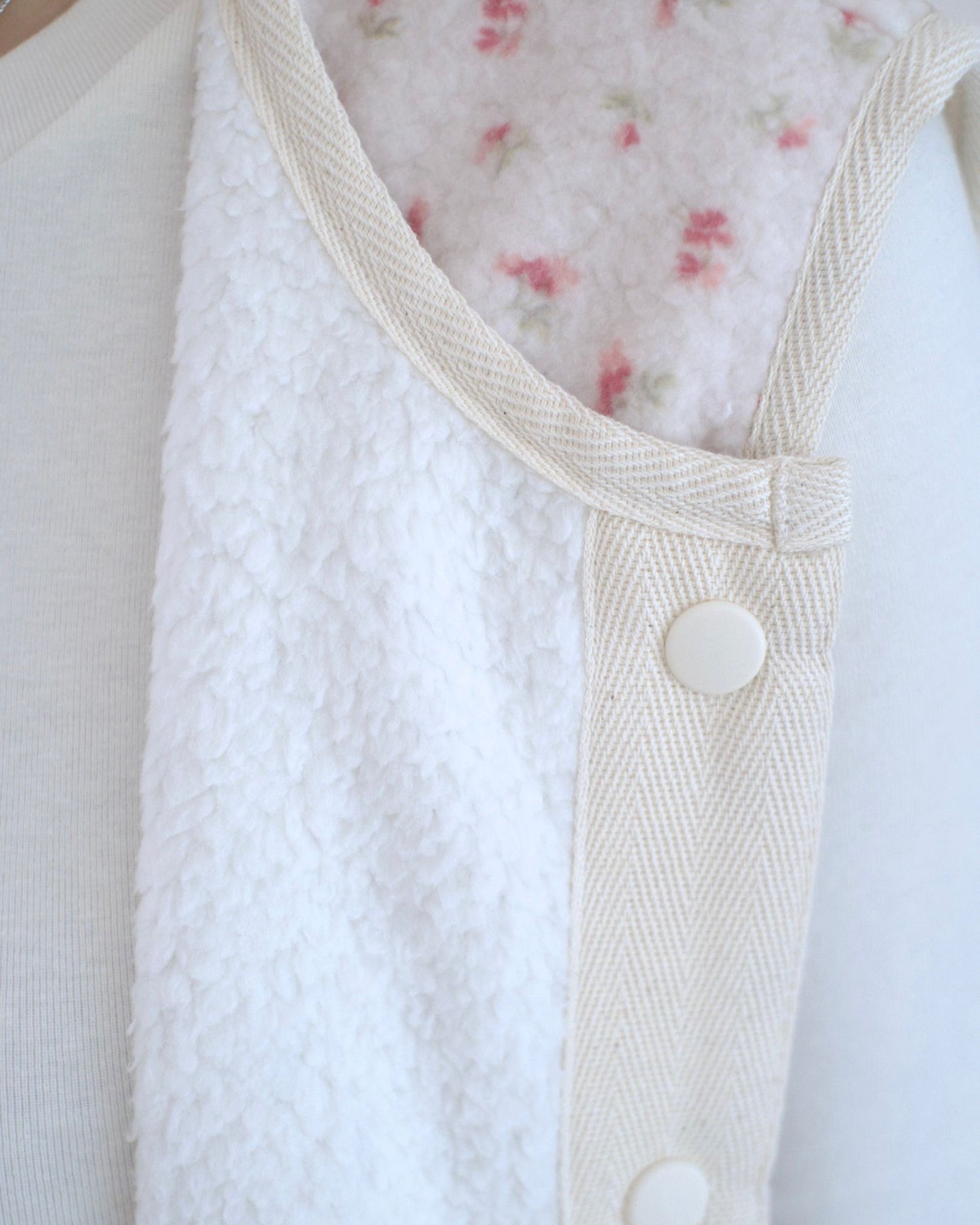 韓國碎花背心外套