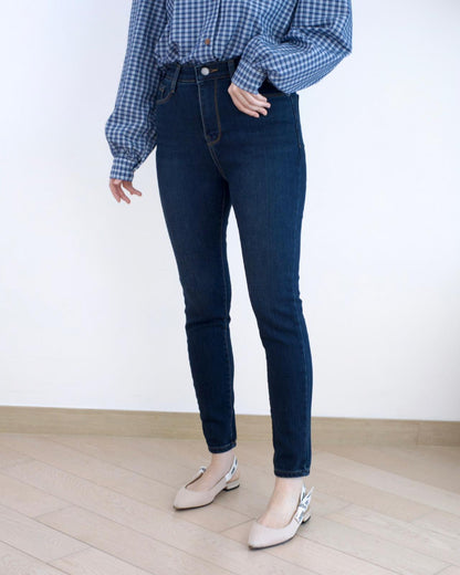 Howluk 內刷毛直腳牛仔褲