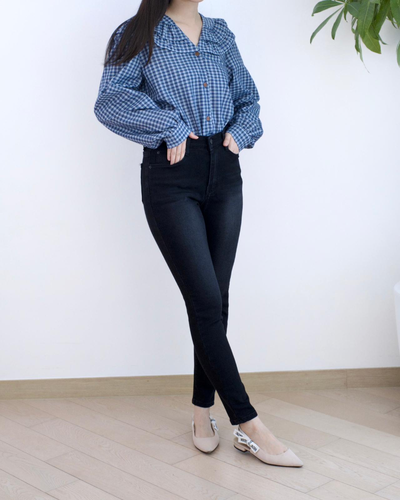 Howluk 內刷毛直腳牛仔褲