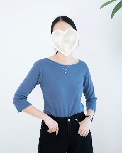 100% Cotton 純棉七分袖上衣