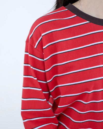 韓國橫間條子Tee