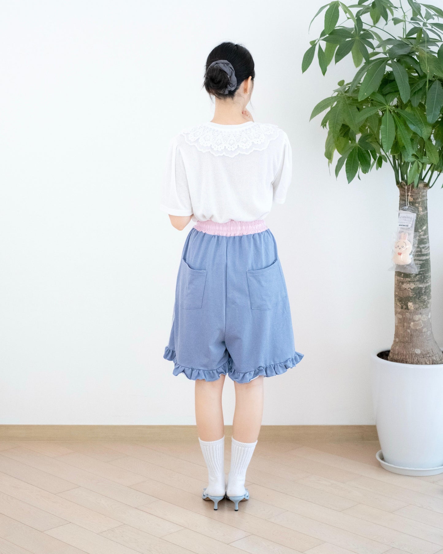 Ruffle Lace 5分短褲