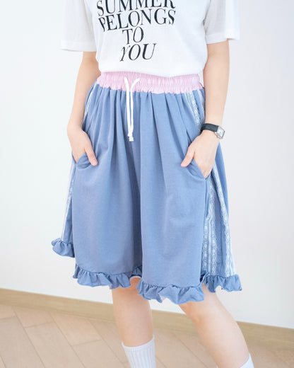 Ruffle Lace 5分短褲