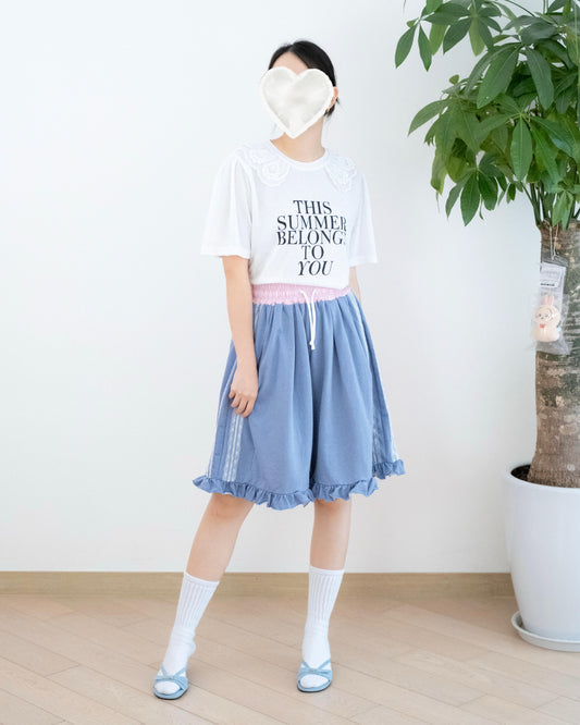 Ruffle Lace 5分短褲
