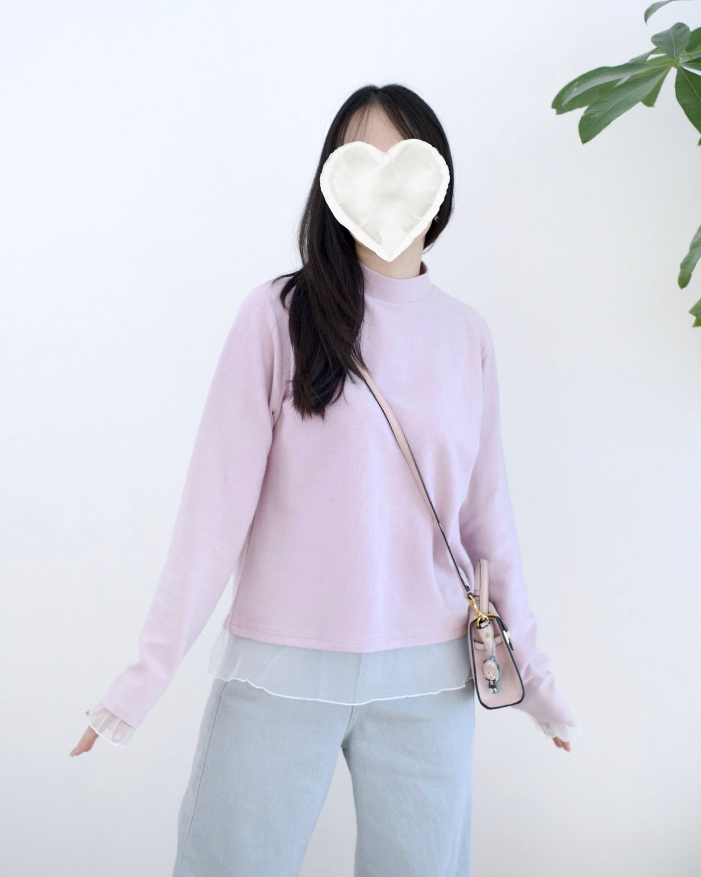 韓國併紗小企領Tee