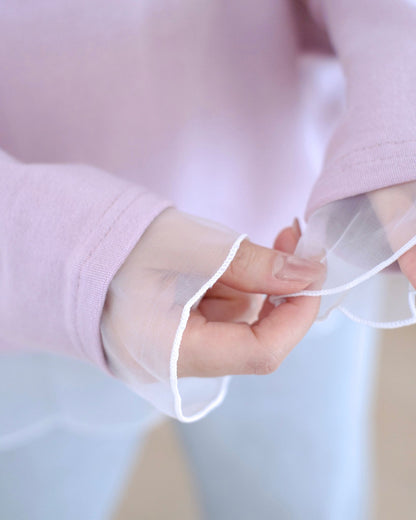 韓國併紗小企領Tee