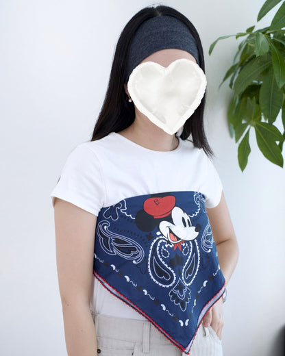 韓國正版Disney Mickey Mouse方巾