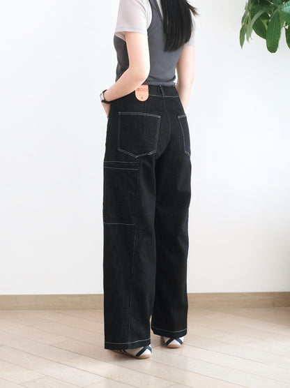Moci 大口袋工裝牛仔褲