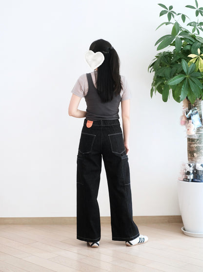 Moci 大口袋工裝牛仔褲
