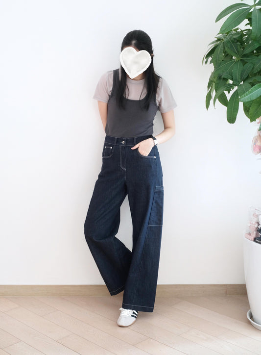 Moci 大口袋工裝牛仔褲