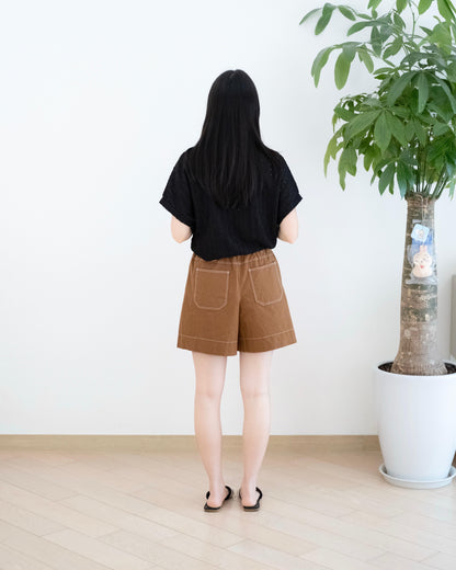 Moci 全橡筋腰短褲