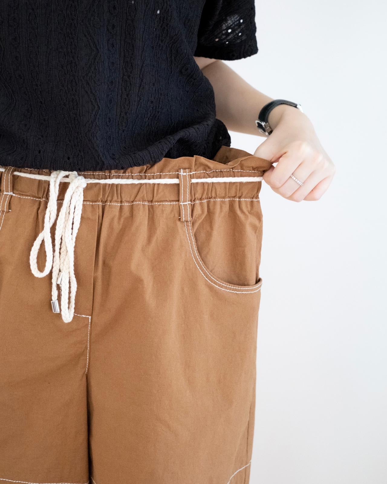Moci 全橡筋腰短褲