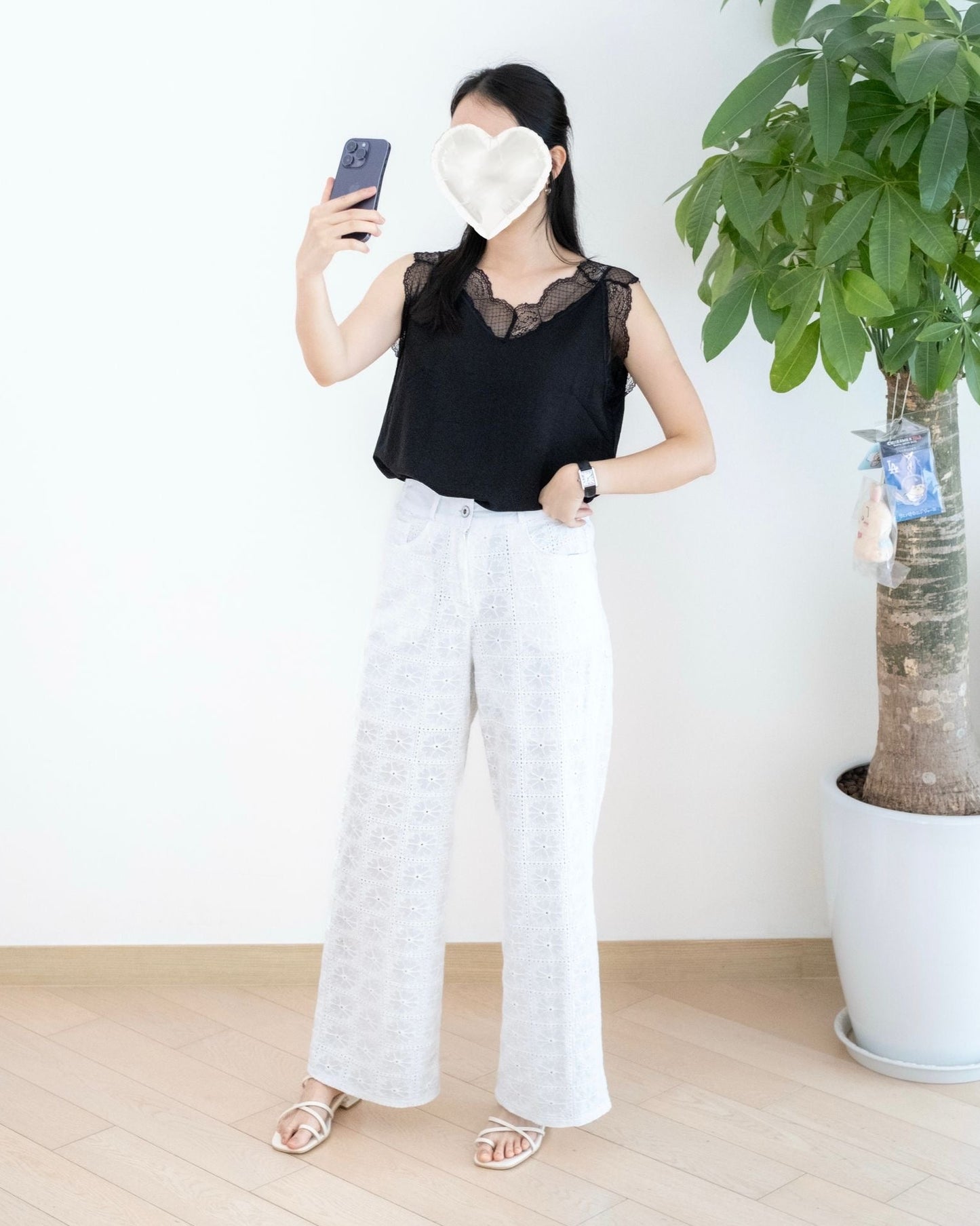 Moci 通花 Lace 休閑褲