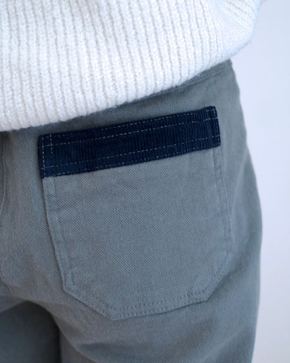 Moci 併邊薄絨扯布褲