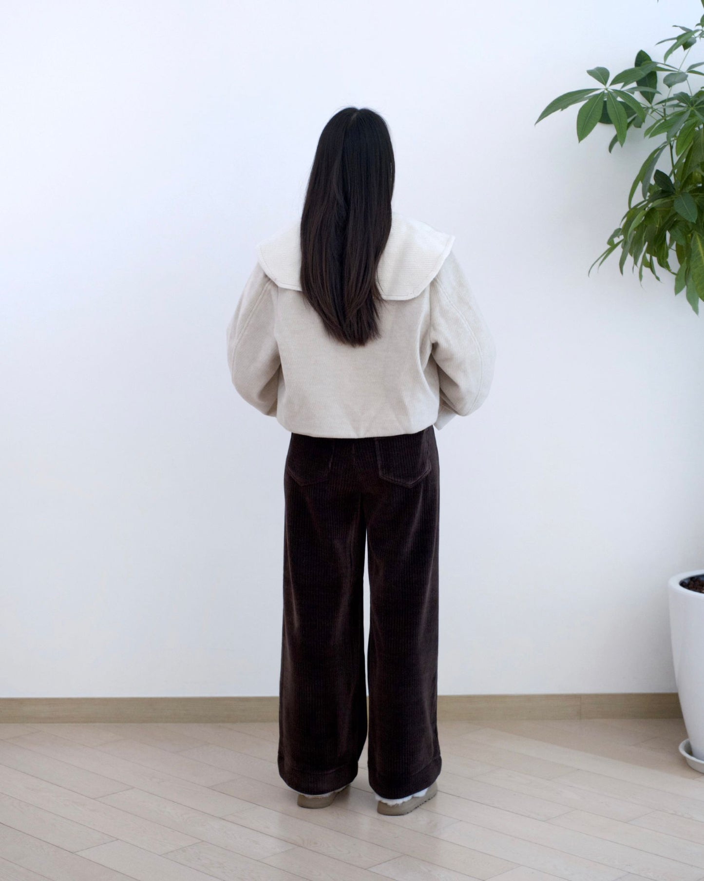 Moci 燈芯絨休閑褲