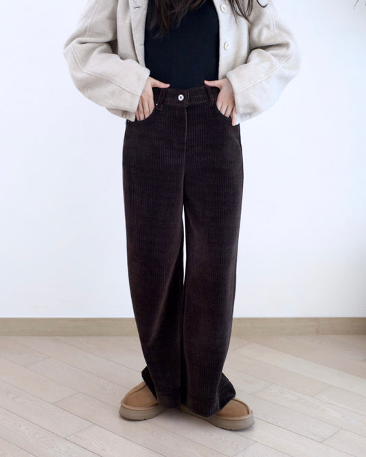 Moci 燈芯絨休閑褲