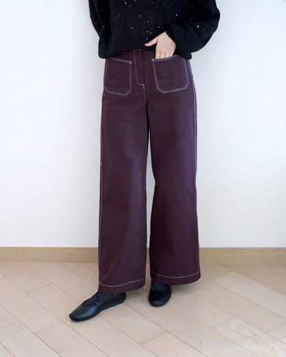 Moci 小口袋扯布褲