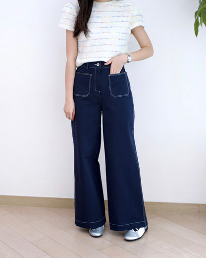 Moci 小口袋扯布褲