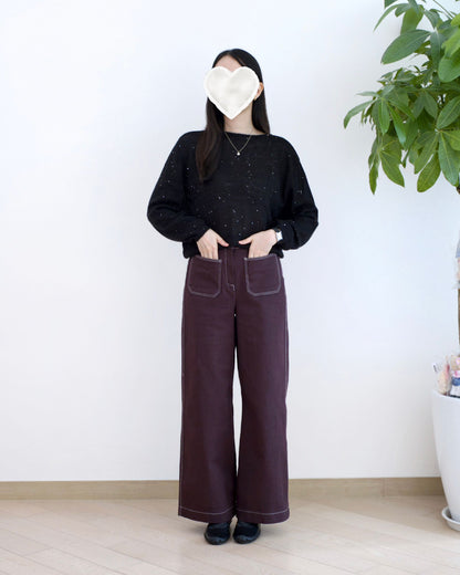 Moci 小口袋扯布褲