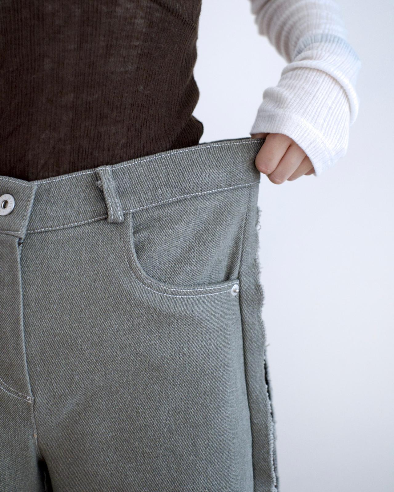 Moci 併燈芯絨扯布褲