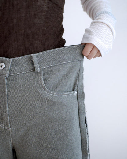 Moci 併燈芯絨扯布褲