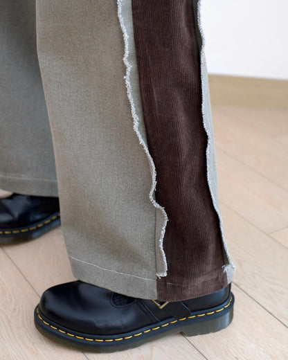 Moci 併燈芯絨扯布褲