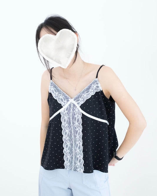 韓國緞面Lace吊帶