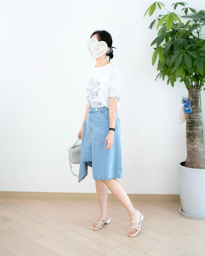 Odd Eye 不規則牛仔裙