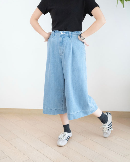 Odd Eye 七分中長牛仔褲