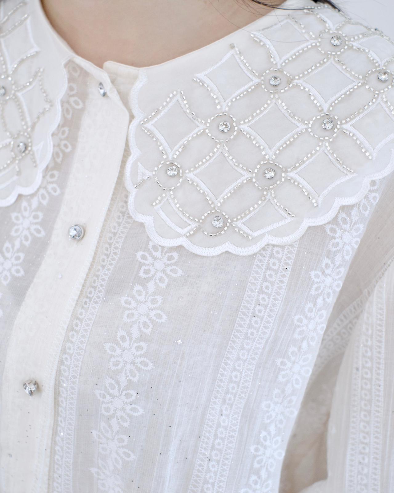 韓國閃石領襯衫