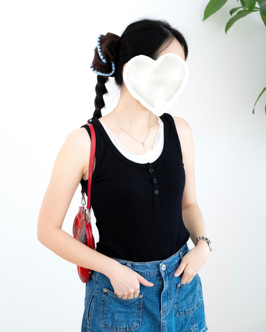 假兩件Lace背心