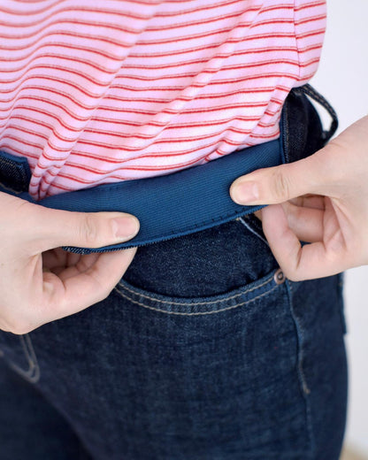 韓國原色微喇叭牛仔褲