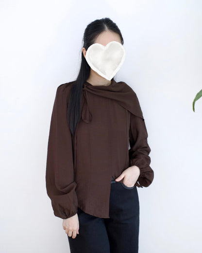 韓國三角巾襯衫