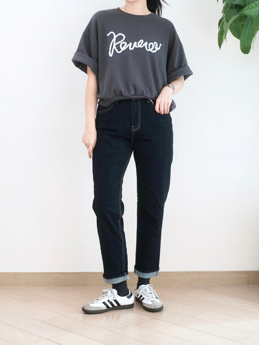 Vikini 彈性Boyfriend牛仔褲