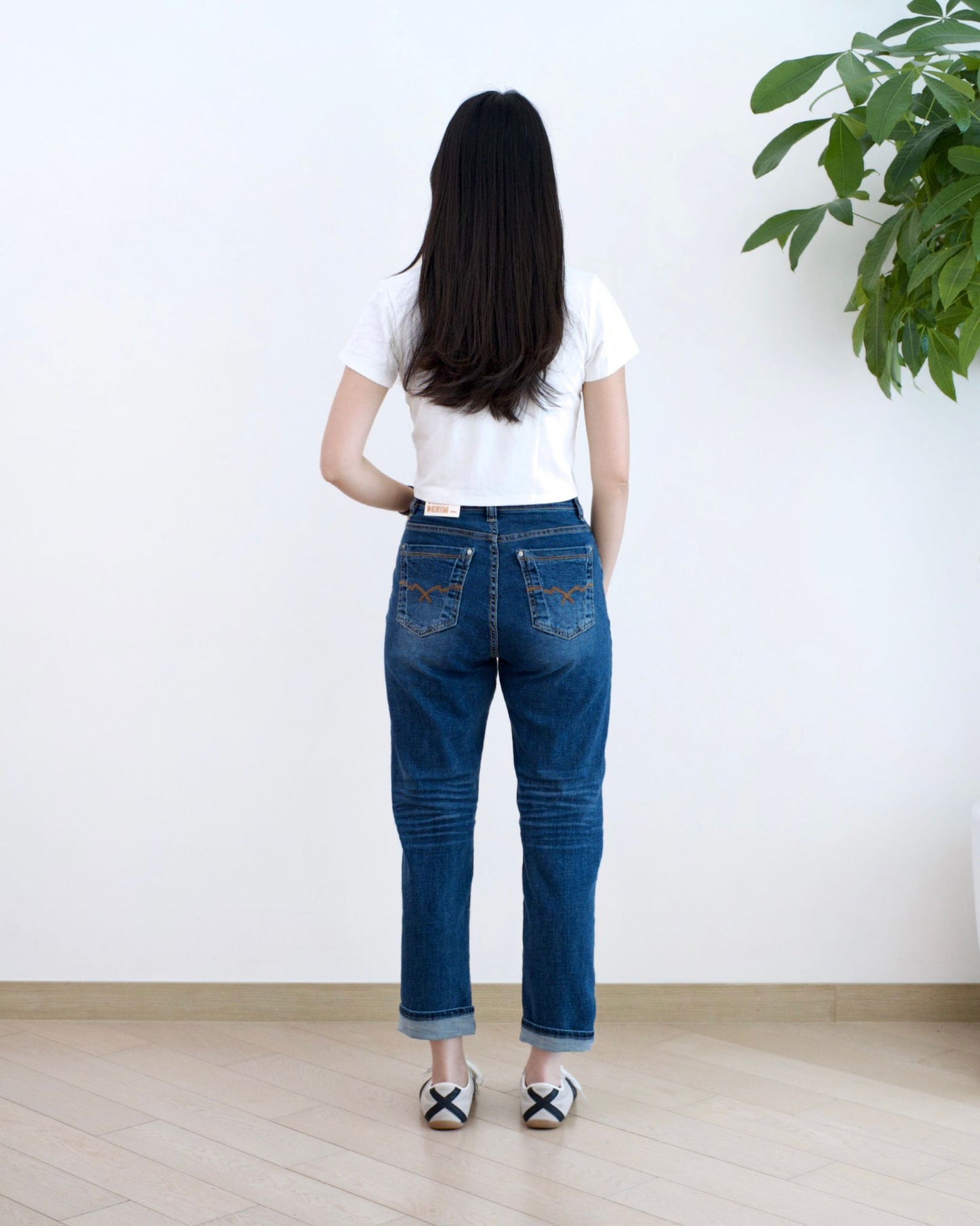 Vikini 洗水Boyfriend牛仔褲