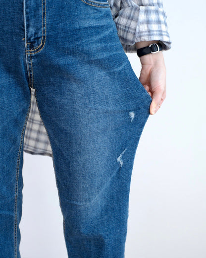 Vikini 洗水Boyfriend牛仔褲