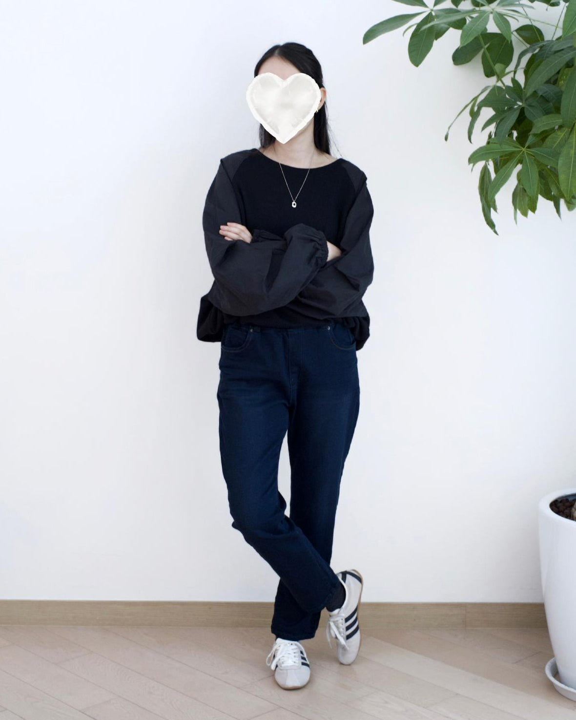 Vikini 洗水直腳全橡筋牛仔褲