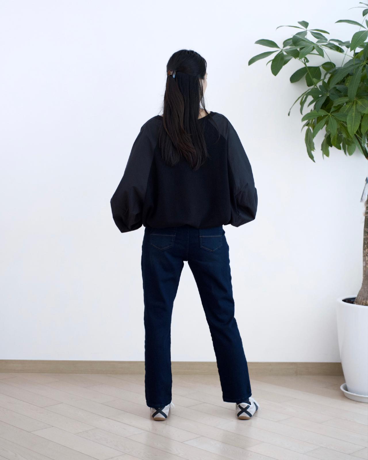 Vikini 洗水直腳全橡筋牛仔褲