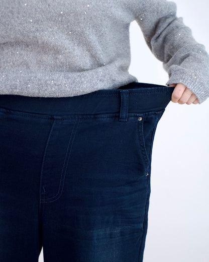 Vikini 全橡筋直筒牛仔褲